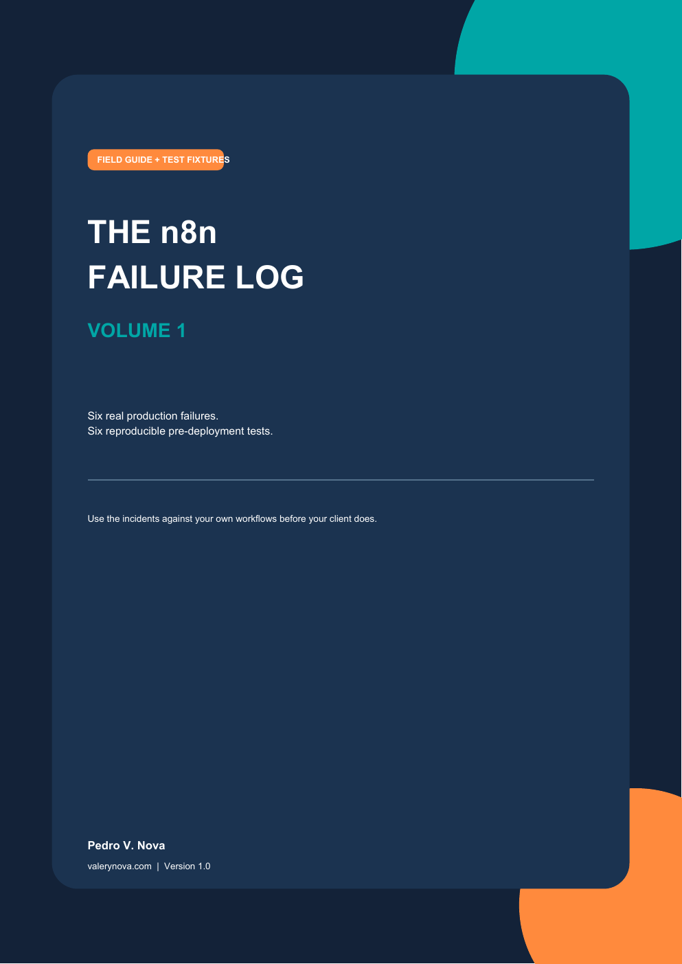 The n8n Failure Log, Volume 1 cover